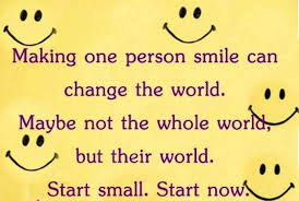 smile change the world