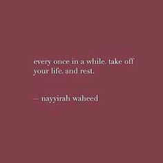take off your life- Nayirrah
